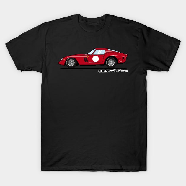 250 GTO - Sports Car T-Shirt by CC I Design